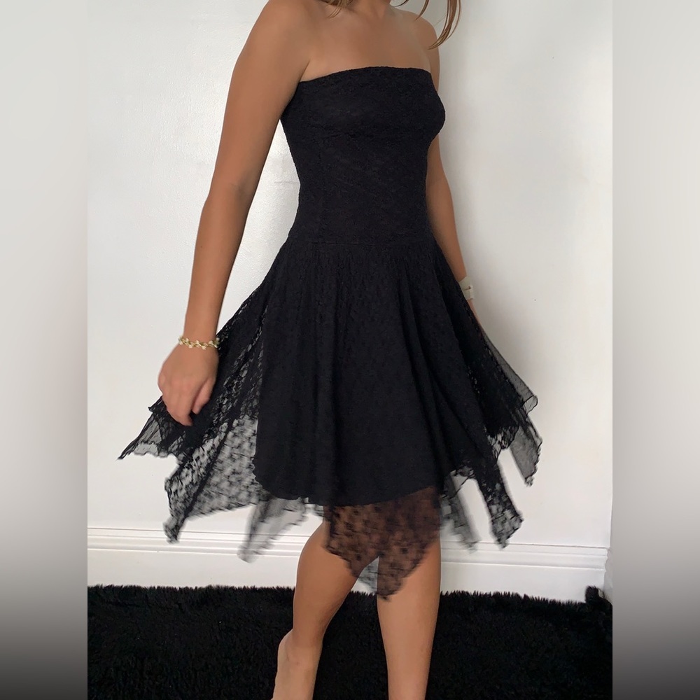 No Label Floral Lace Dress